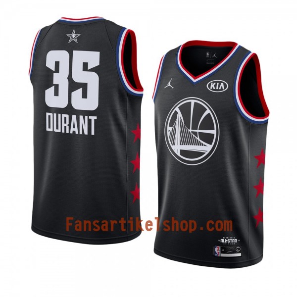 Golden State Warriors Trikot Kevin Durant 35 2019 All-Star Jordan Brand Schwarz Swingman - Herren Golden State Warriors Trikot Kevin Durant 35 2019 All-Star Jordan Brand Schwarz Swingman - Herren